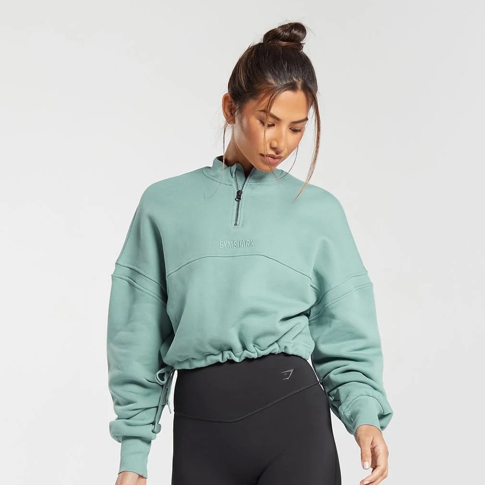 gymshark heavyweight loopback sweat pullover